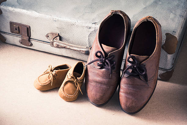 istock adult and kid shoes 603912894