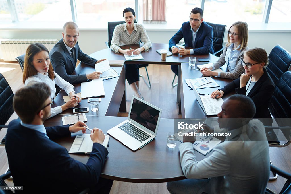 Hauptversammlung - Lizenzfrei Offizielles Treffen Stock-Foto