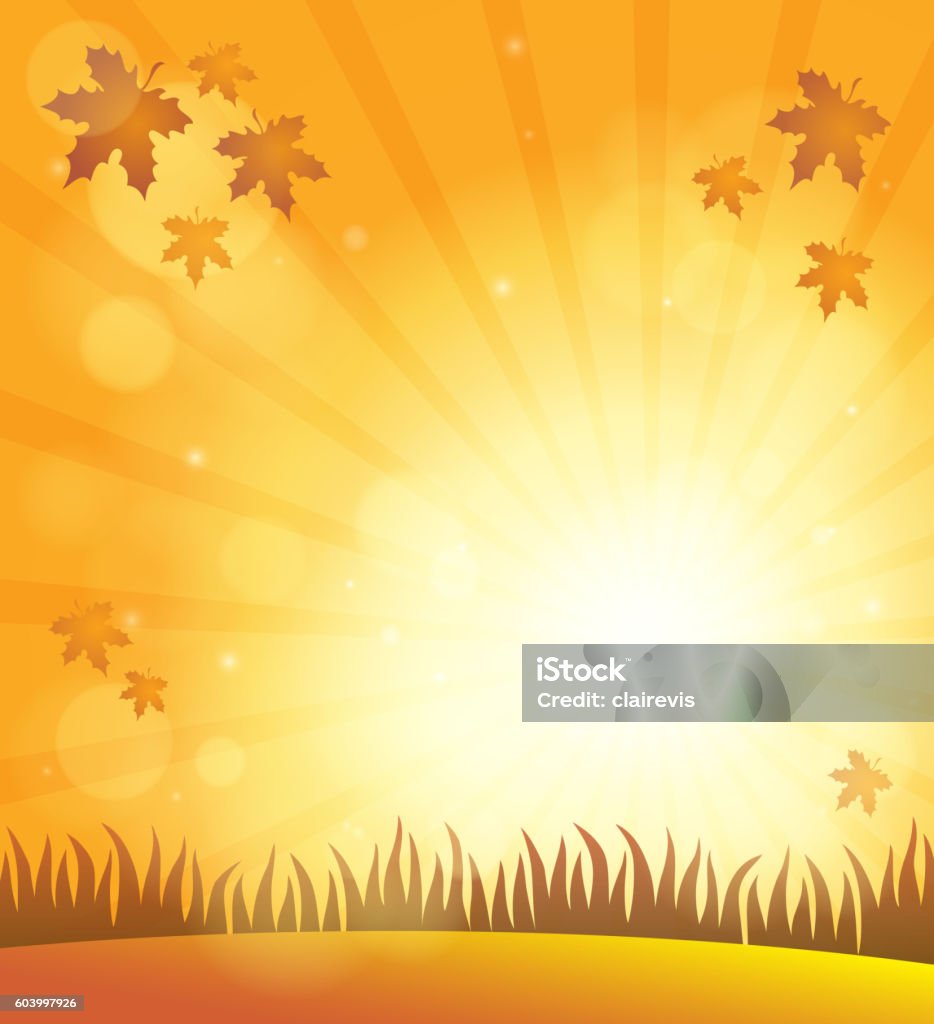 가을 하늘 테마 배경 6 0명에 대한 스톡 벡터 아트 및 기타 이미지 - 0명, 가을, 계절 - Istock
