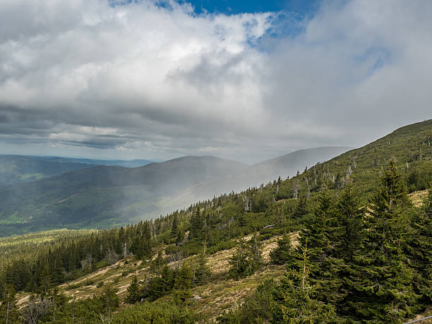 istock Snowstorm high in the mountains 603998460