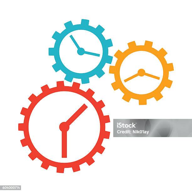 Time Management Concept Stock Illustration - Download Image Now - Abstract, Arts Culture and Entertainment, Business