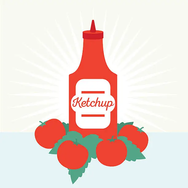 Vector illustration of Ketchup