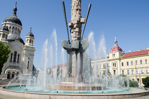 Cluj-Napoca city center, Romania
