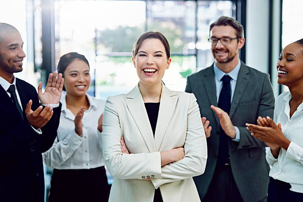 istock They believe in celebrating each other's achievements 604006518