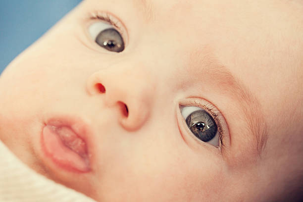 istock Baby boy looking at the camera 604007318