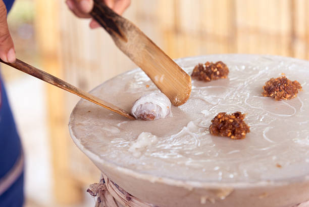 istock Thai Desserts;Steamed rice-skin dumplings 604014240