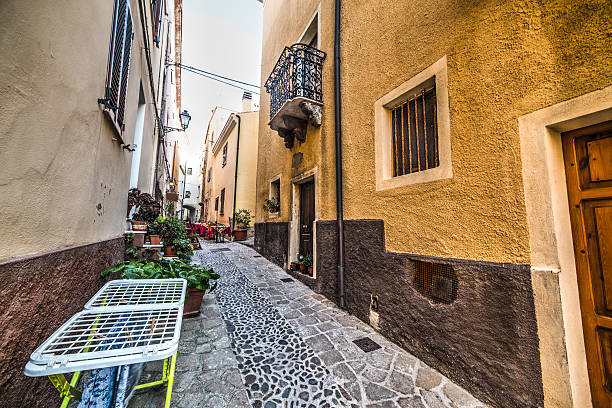 istock small alley in Castelsardo 604016808