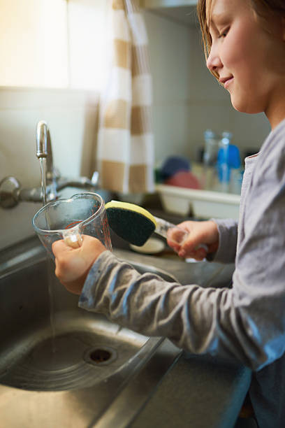 istock The dishes will be squeaky clean when I'm done 604018480