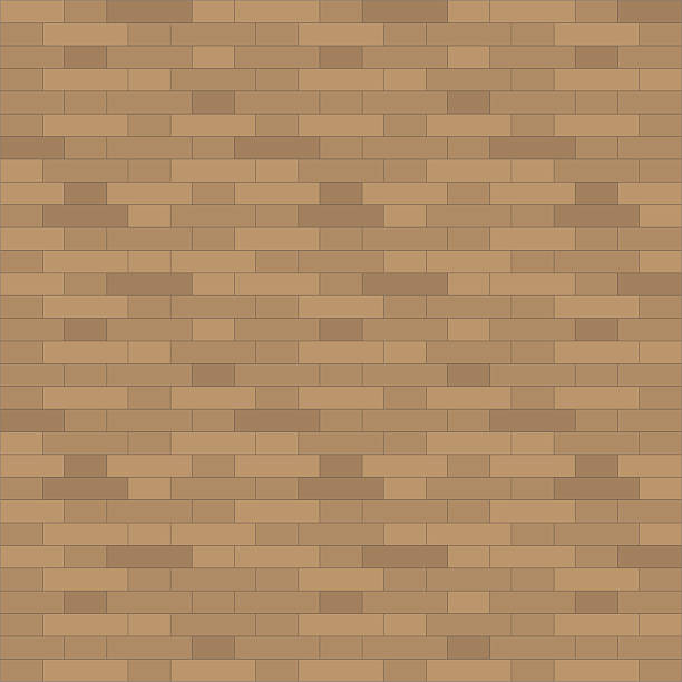茶色のレンガの壁の背景 - ベクトルのイラスト - brick floor点のイラスト素材／クリップアート素材／マンガ素材／アイコン素材