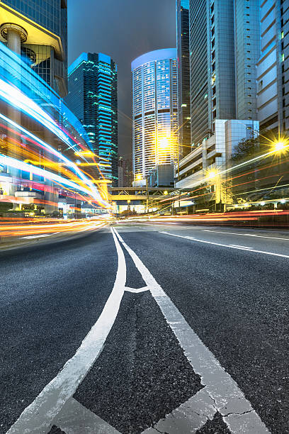 istock blurred traffic in downtown district,hong kong,china 604020652