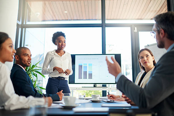 istock Sharing some of their big ideas 604021912