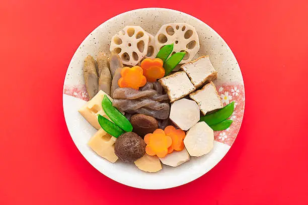 Photo of Braised vegetables, Nishime for special new year's dish