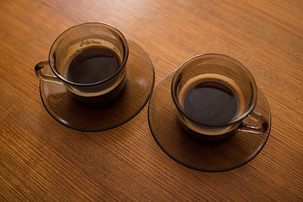 istock Two small cups of black coffee 604025124