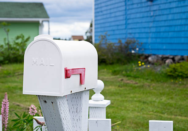 istock Rural mailbox in a country setting, Nova Scotia, Canada. 604028170