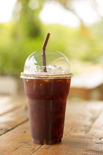 istock Iced Americano black coffee 604031590