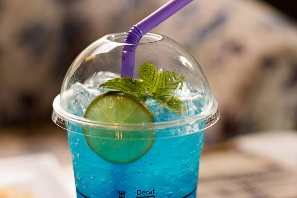 istock Blue Hawaiian lime soda/Iced blue hawaii 604334572