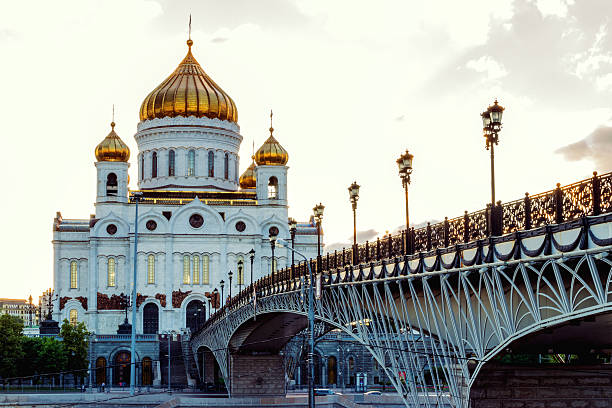 istock Russian Orthodox Cathedral of Christ the Saviour 604334620