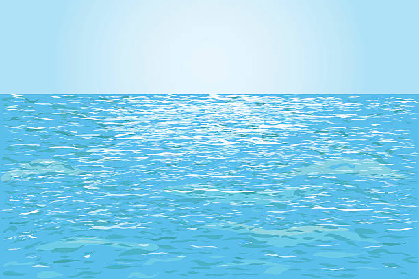 голубой воде фон  - water rippled wave river stock illustrations