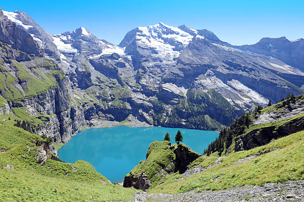 istock Oeschinensee Lake Panorama Switzerland 604337772
