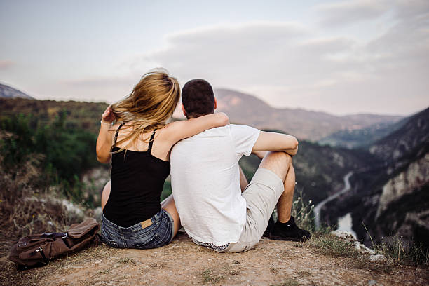 istock Couple enjoying in nature 604340018