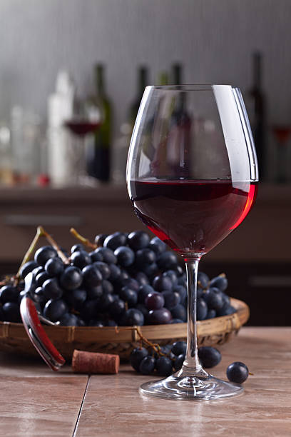 istock Glass of red wine 604341686