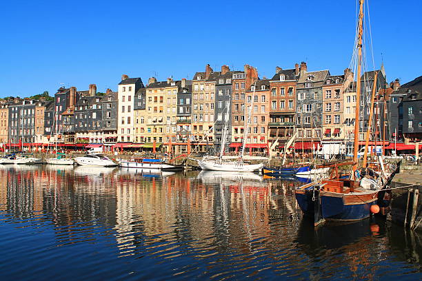 istock Old Honfleur Basin, France 604343824