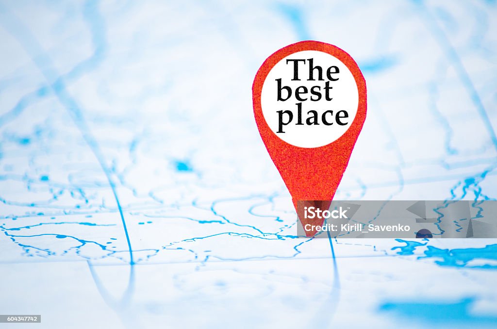 the best place the best place map You Are Here Stock Photo