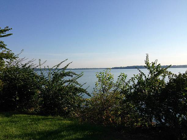 istock Lake over the Bushes 604349744