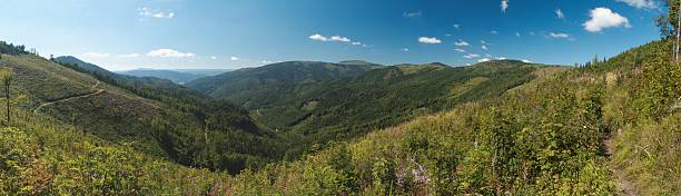 istock south panorama view from hillside of Vrbovica 604352490
