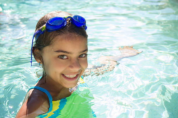 istock Girl at the Swimming Pool 604353814