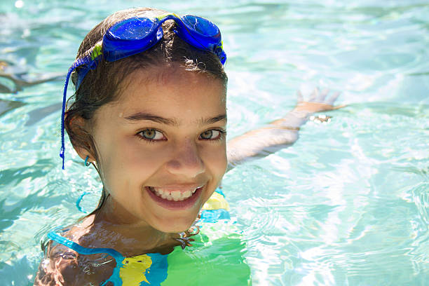 istock Girl at the Swimming Pool 604353856