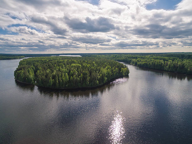istock Svir river, Karelia, north of Russia 604354780
