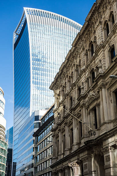istock Old and new architecture in London, UK 604354896