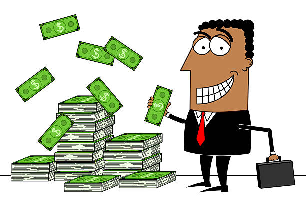 Businessman, US dollars - great for topics like money, fortune, banking, treasure etc.