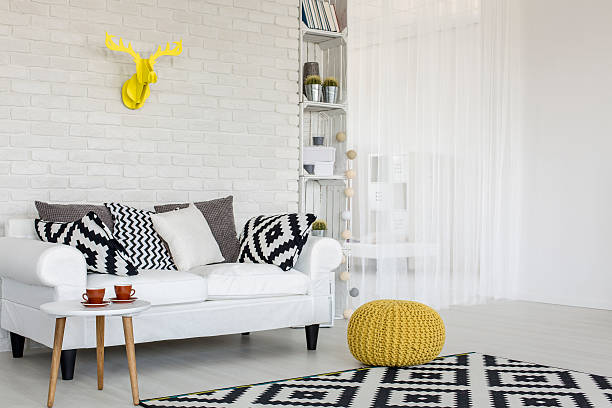 istock Modern interior with a sense of harmony and delicacy 604361278