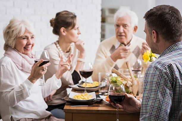 istock Relaxed atmosphere with family 604362226