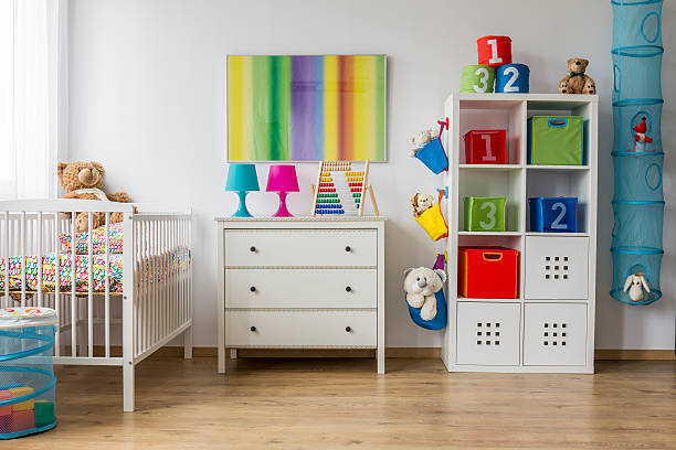 Baby room full of colours