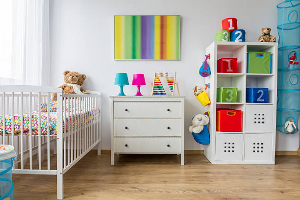 istock Design ideas for baby room interior 604362446
