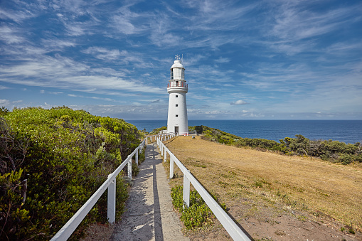 Cape Otway Lighthouse, lighthouse in Victoria, Australia.