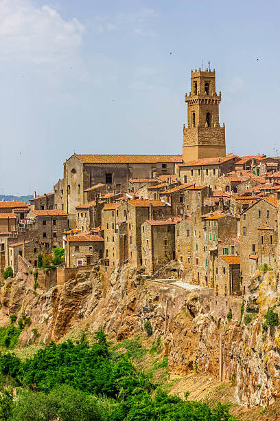 Pitigliano city Tuscany Italy Pitigliano city Tuscany Italy pitigliano stock pictures, royalty-free photos & images