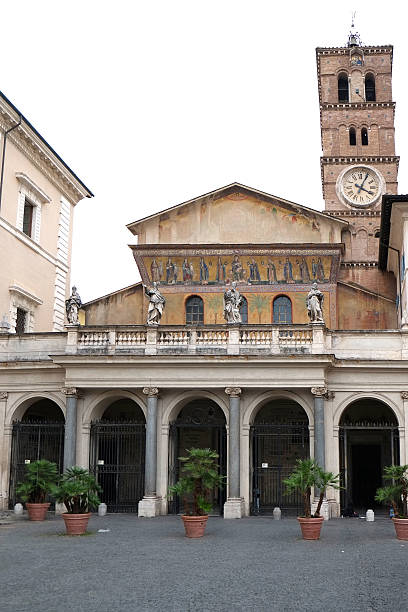istock Rome - Basilica Santa Maria in Trastevere 604366462