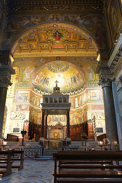istock Rome - Basilica Santa Maria in Trastevere 604366500