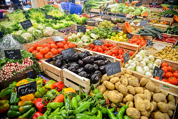 농산물은 현지 인도 시장에서 판매중입니다. - vegitables 뉴스 사진 이미지