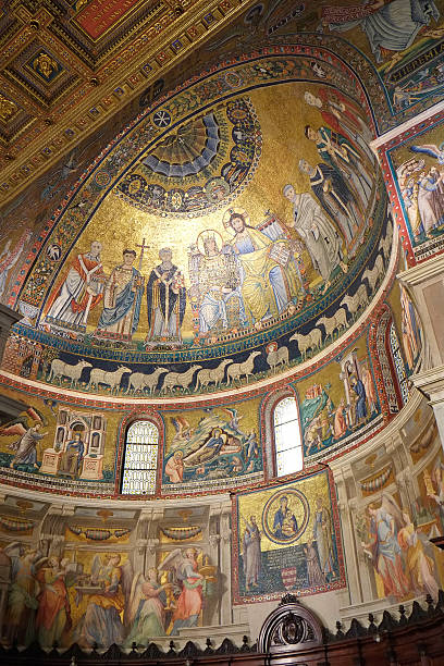 istock Rome - Basilica Santa Maria in Trastevere 604366620