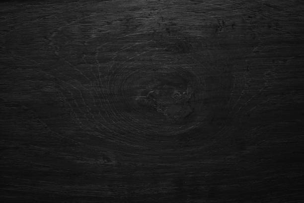 istock Black wooden texture background blank for design 604370728