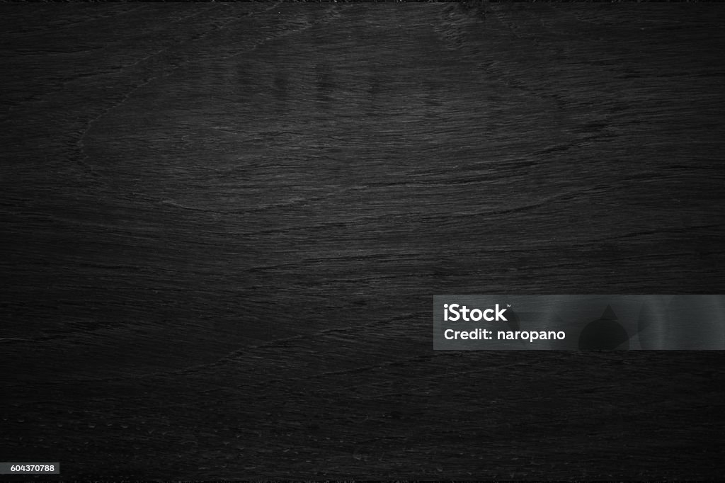 Black wooden texture background blank for design Wood - Material Stock Photo