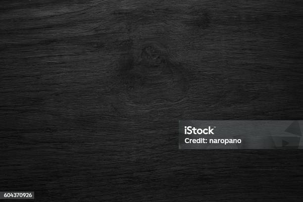 Sfondo Texture In Legno Nero Vuoto Per Il Design - Fotografie stock e altre immagini di Legno - Legno, Bosco, Colore nero