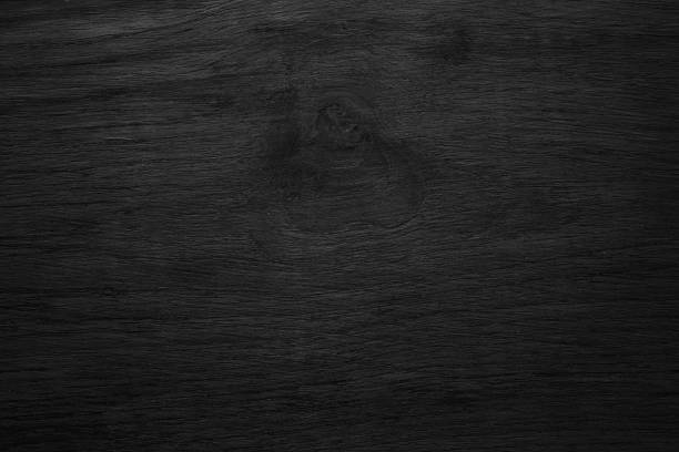 黒い木製テクスチャの背景空白に設計 - old table ストックフォトと画像