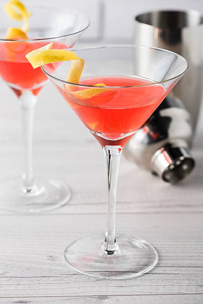 istock Fresh home made cosmopolitan cosmo cocktails 604371220