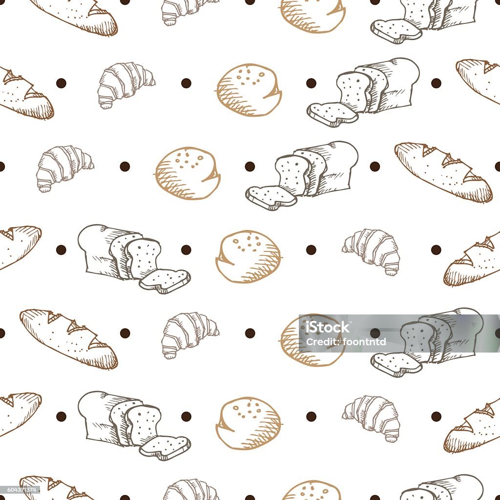 Plan Bread Pattern Bread Pattern Stock Illustration - Download Image Now - Art, Art And ...